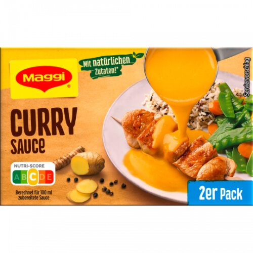 Maggi Delikatess Sauce Curry für 2x250ml foodpipe [Lebensmittel-Lieferservice Rostock]