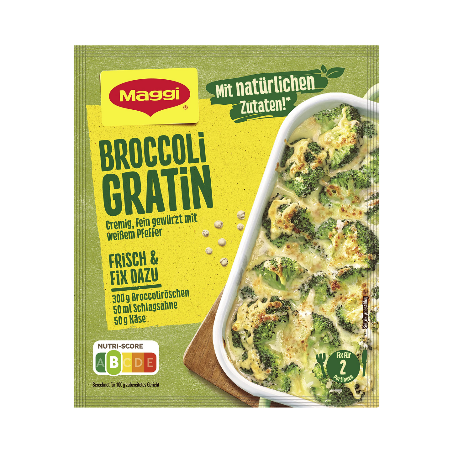 Maggi Fix Broccoli Gratin 36g foodpipe [Lebensmittel-Lieferservice Rostock]