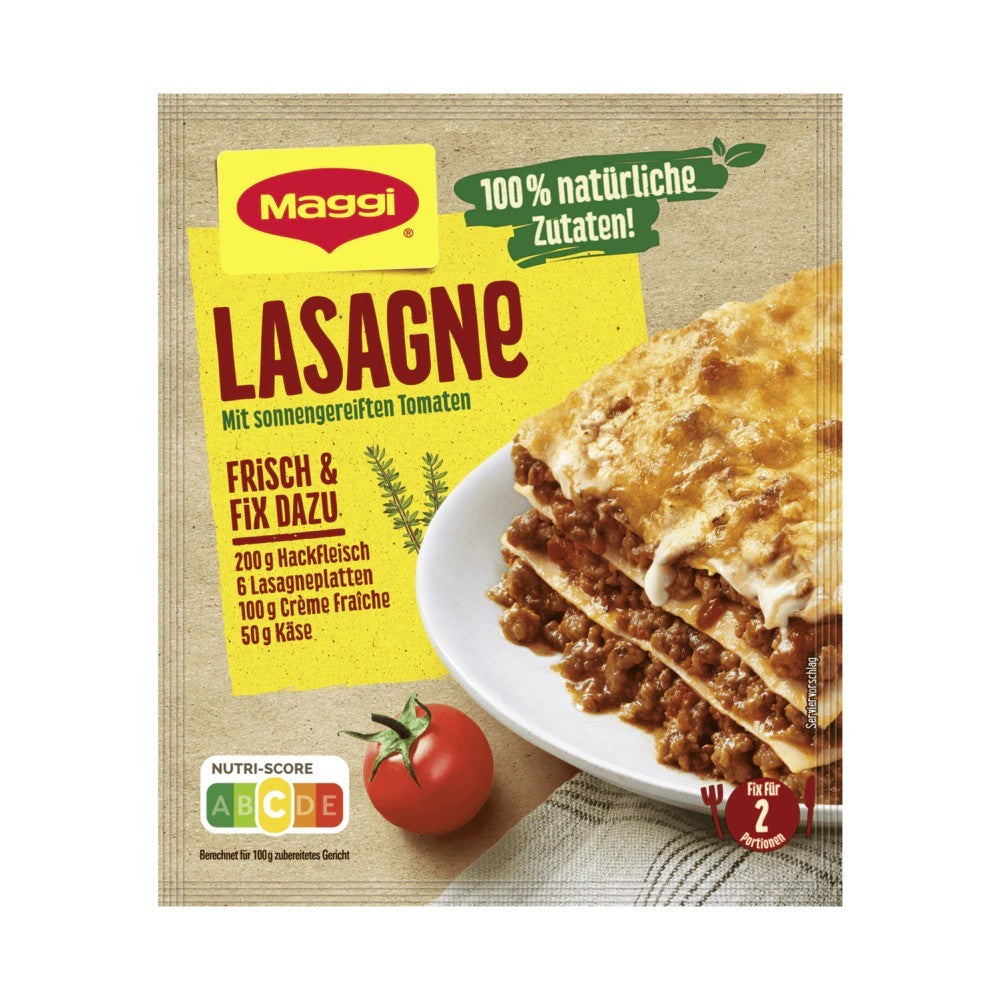 Maggi Fix Lasagne 30g foodpipe [Lebensmittel-Lieferservice Rostock]