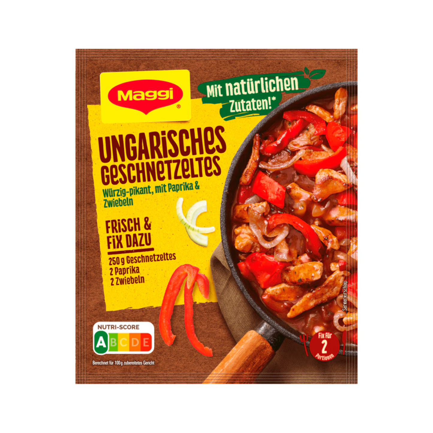 Maggi Fix Ungarisches Geschnetzeltes 41g foodpipe [Lebensmittel-Lieferservice Rostock]