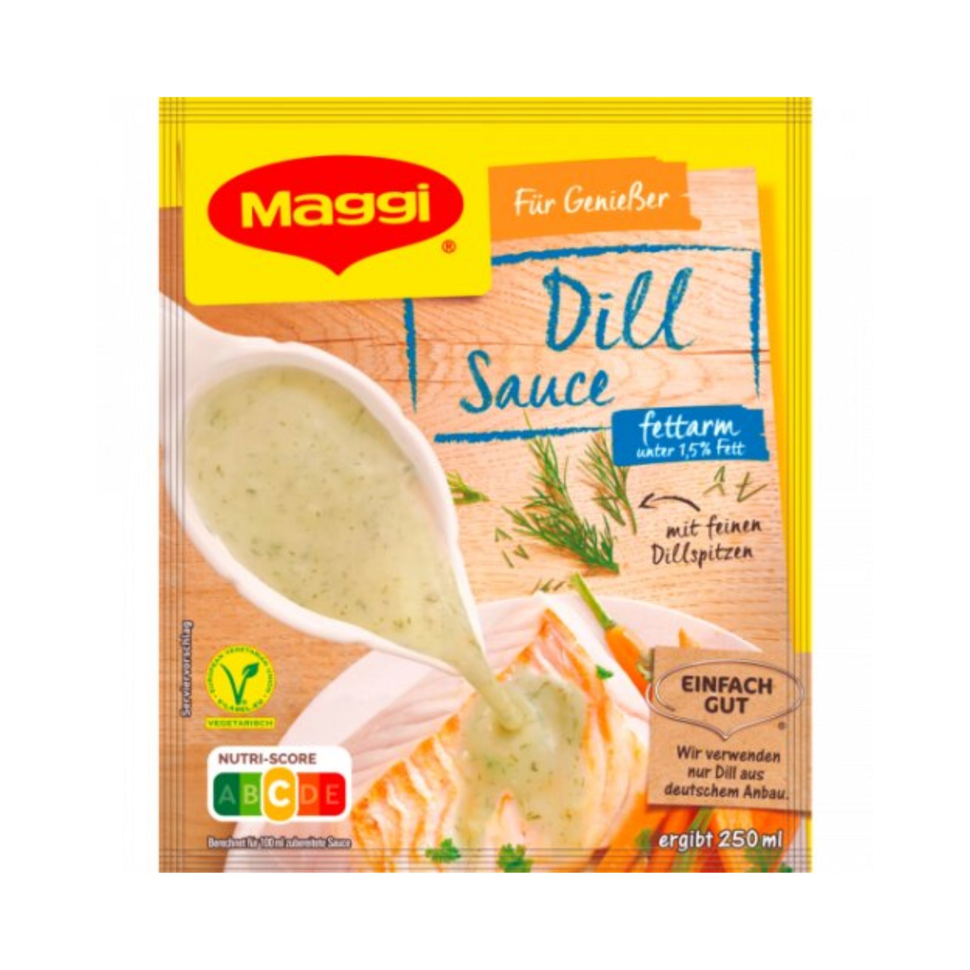 Maggi Für Genießer Sauce Dill fettarm für 250ml foodpipe [Lebensmittel-Lieferservice Rostock]