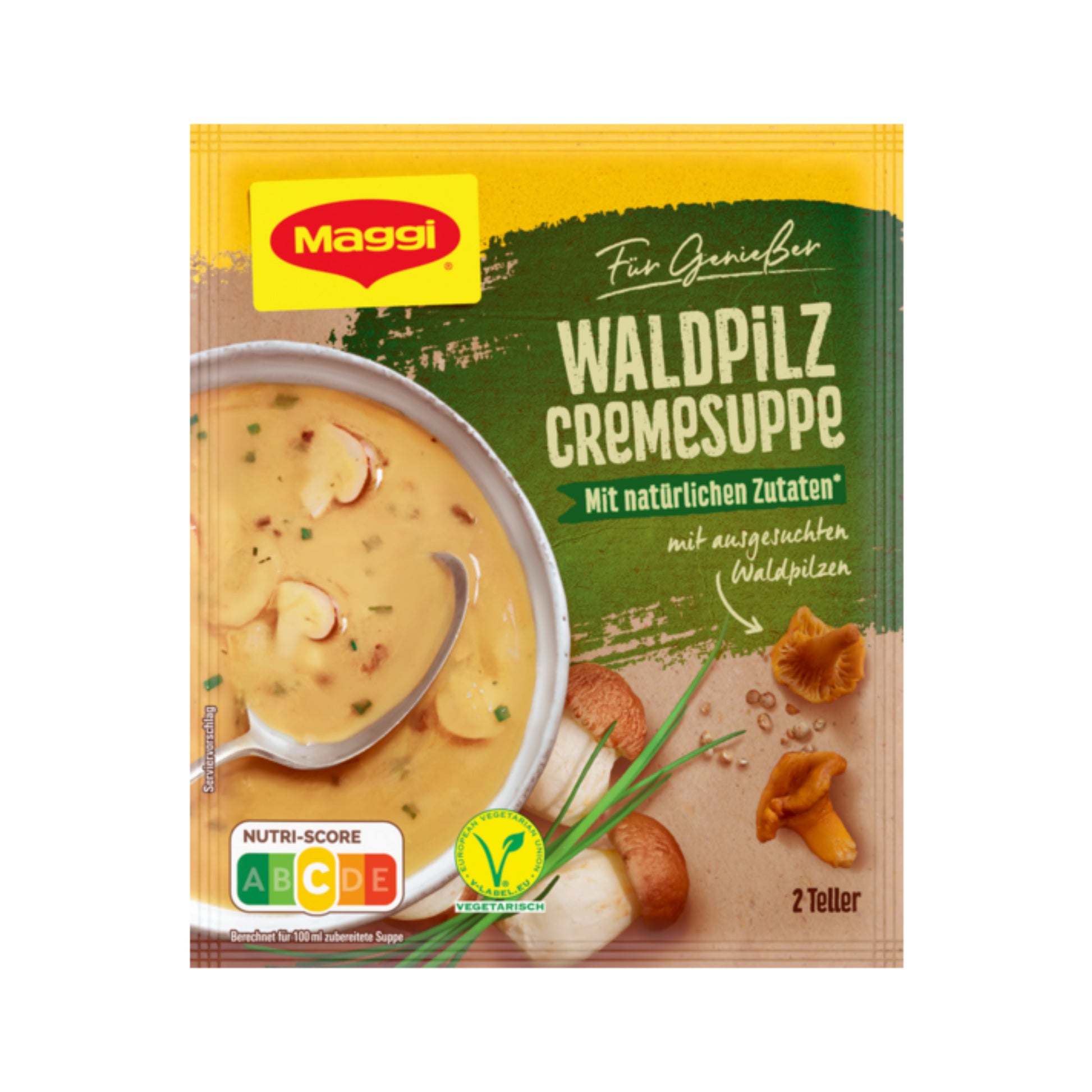 Maggi Für Genießer Waldpilz Cremesuppe für 500ml foodpipe [Lebensmittel-Lieferservice Rostock]