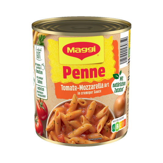 Maggi Penne Tomate Mozzarella Art in cremiger Sauce 800g foodpipe [Lebensmittel-Lieferservice Rostock]
