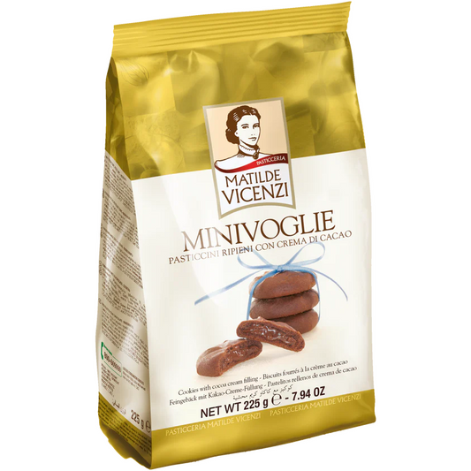 Matilde Vicenzi Mini Voglie mit Kakaocreme 225g foodpipe [Lebensmittel-Lieferservice Rostock]