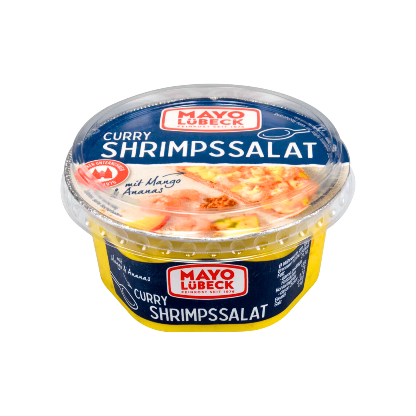 Mayo Feinkost Curry Shrimpssalat 150g foodpipe [Lebensmittel-Lieferservice Rostock]