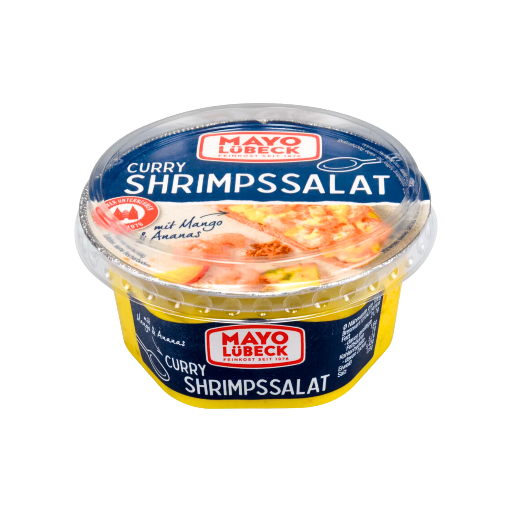 Mayo Feinkost Curry Shrimpssalat 150g foodpipe [Lebensmittel-Lieferservice Rostock]