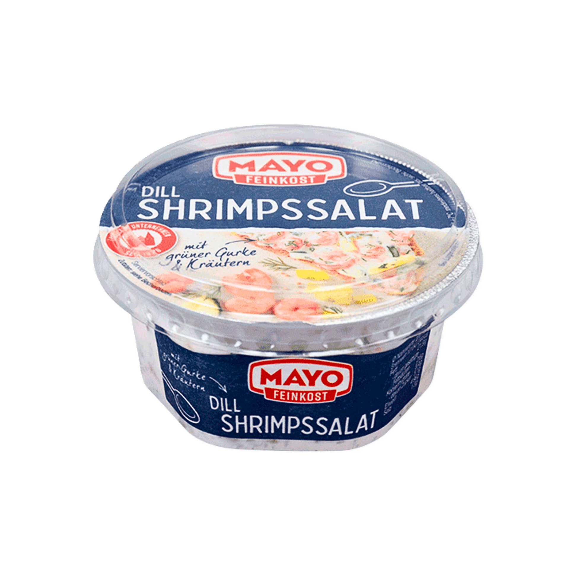 Mayo Feinkost Dill Shrimpssalat 150g foodpipe [Lebensmittel-Lieferservice Rostock]