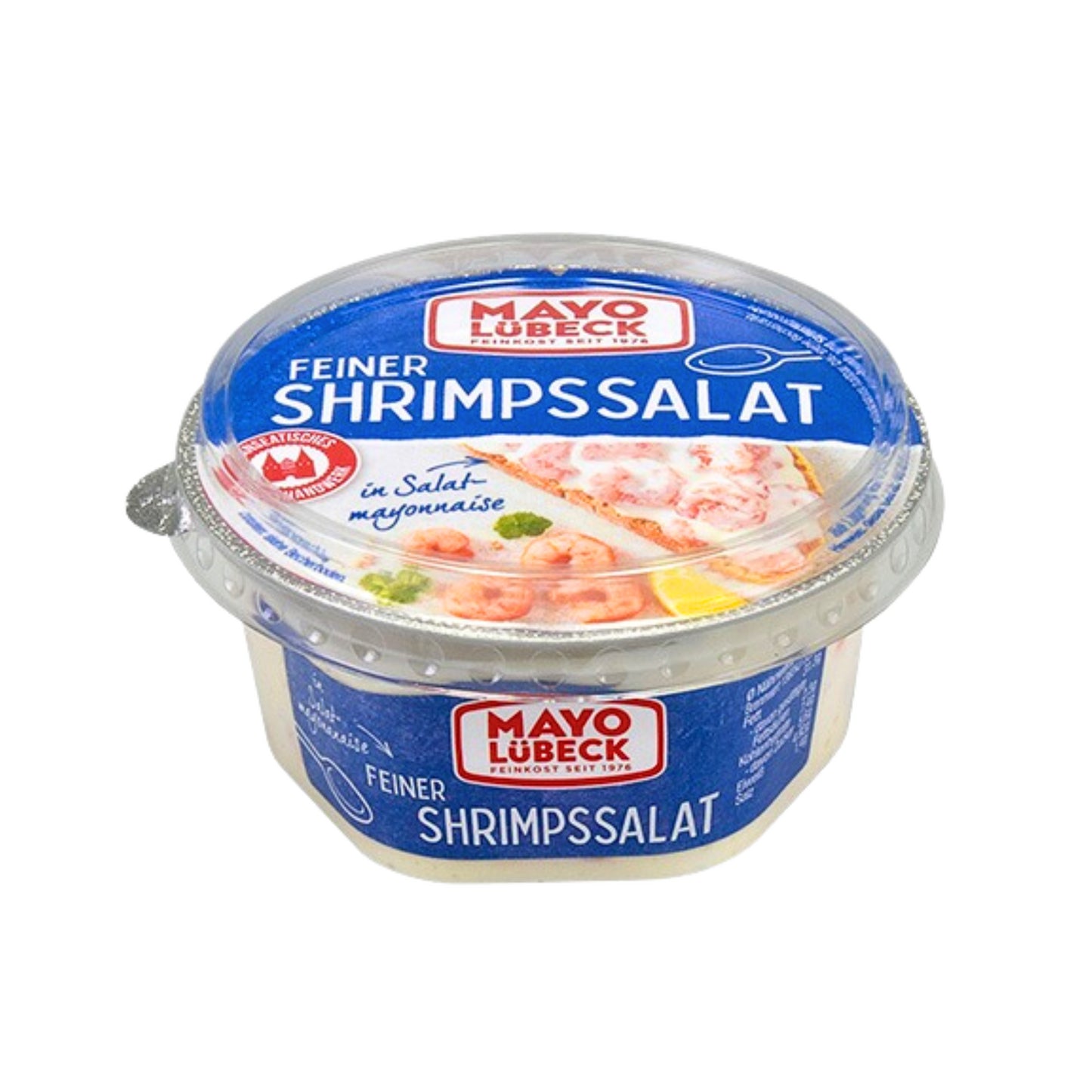 Mayo Feinkost Feiner Shrimpssalat 150g foodpipe [Lebensmittel-Lieferservice Rostock]
