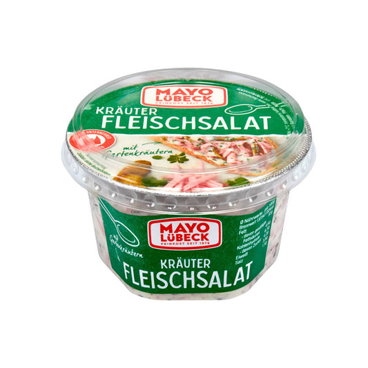 Mayo Feinkost Kräuterfleischsalat 200g foodpipe [Lebensmittel-Lieferservice Rostock]