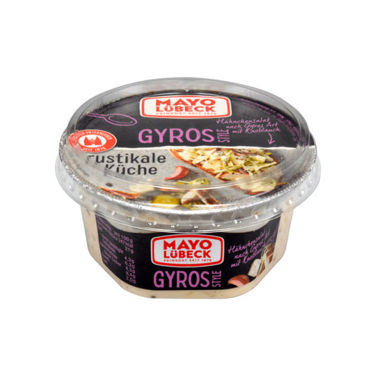 Mayo Hähnchensalat Gyros Style 150g foodpipe [Lebensmittel-Lieferservice Rostock]