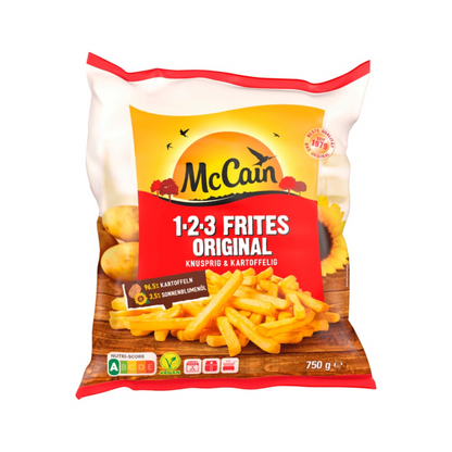 McCain 1.2.3 Frites Original 750g foodpipe [Lebensmittel-Lieferservice Rostock]