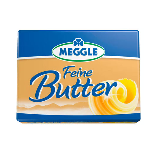 Meggle Feine Butter 250g foodpipe [Lebensmittel-Lieferservice Rostock]