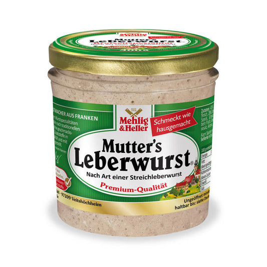 Mehlig&Heller Mutter's Leberwurst 200g foodpipe [Lebensmittel-Lieferservice Rostock]