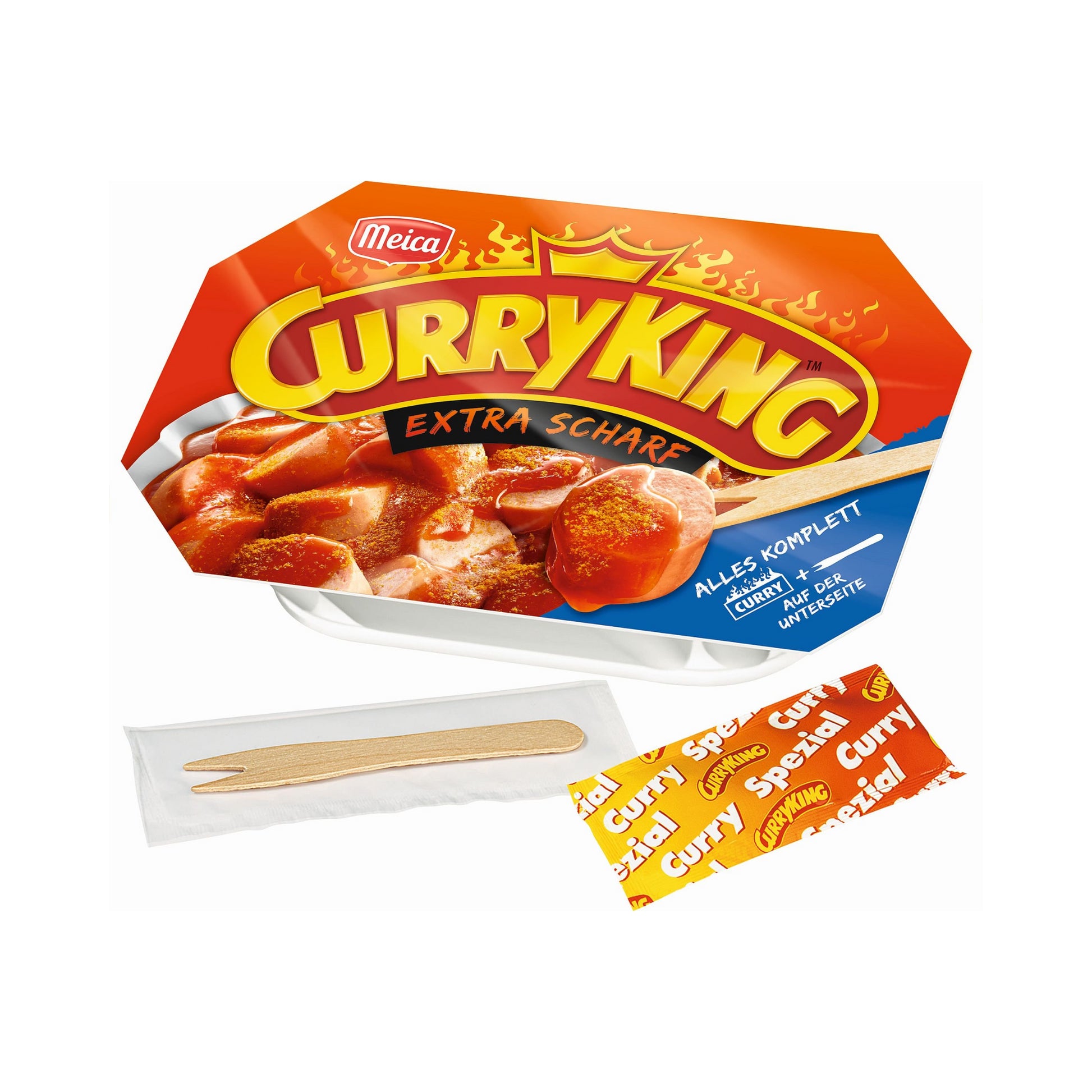 Meica Curryking extra scharf 220g foodpipe [Lebensmittel-Lieferservice Rostock]
