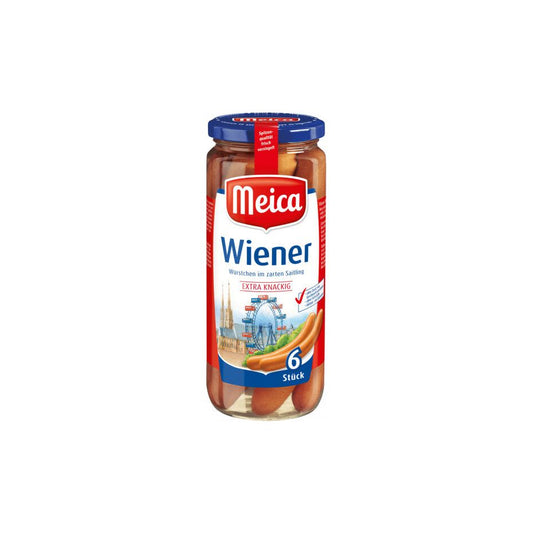 Meica Wiener-Würstchen 6ST extra knackig 540g foodpipe [Lebensmittel-Lieferservice Rostock]