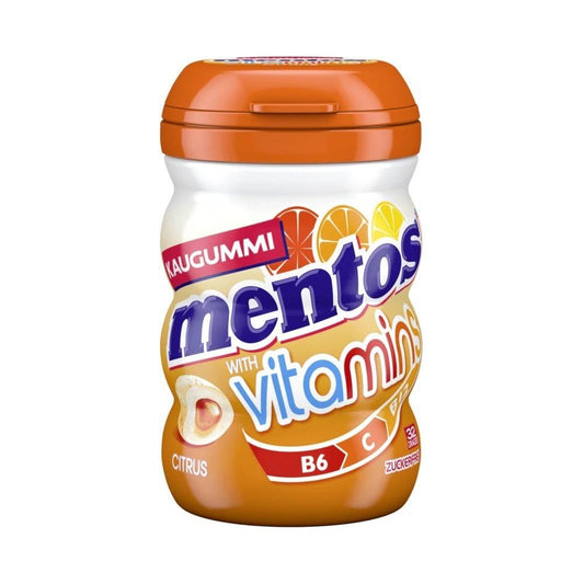 Mentos Gum Vitamins Citrus 64g foodpipe [Lebensmittel-Lieferservice Rostock]