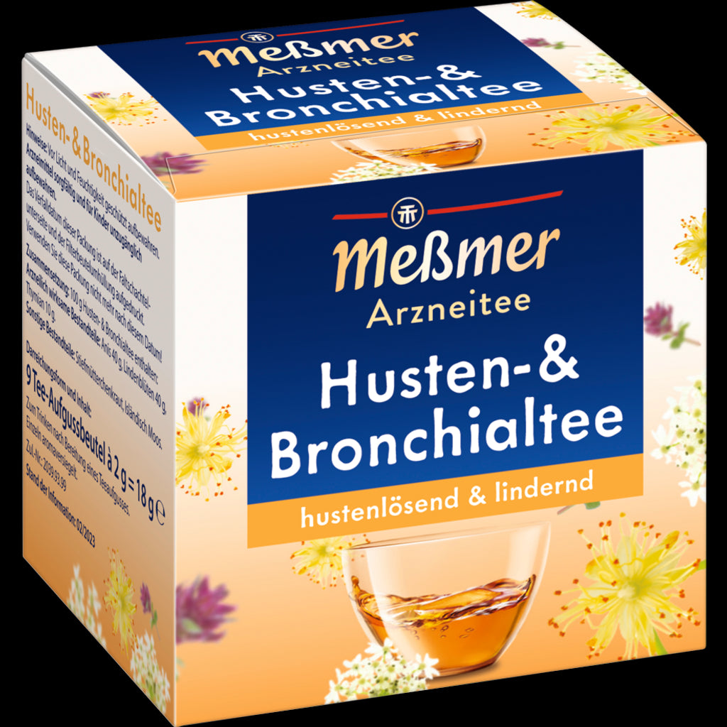 Meßmer Arzneitee Husten-& Bronchialtee hustenlösend & lindernd 9x2g foodpipe [Lebensmittel-Lieferservice Rostock]