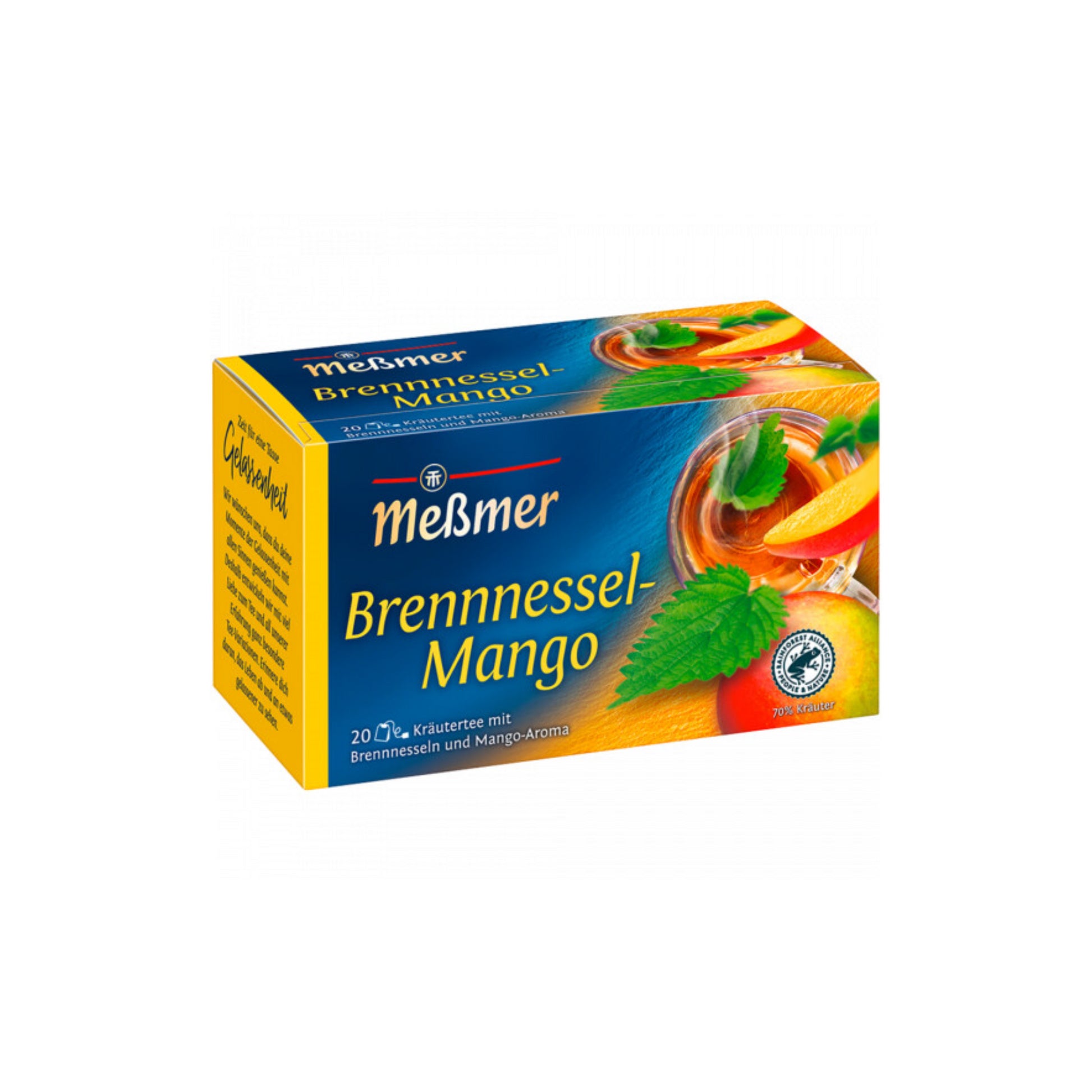 Meßmer Brennnessel-Mango Tee 20ST 35g foodpipe [Lebensmittel-Lieferservice Rostock]