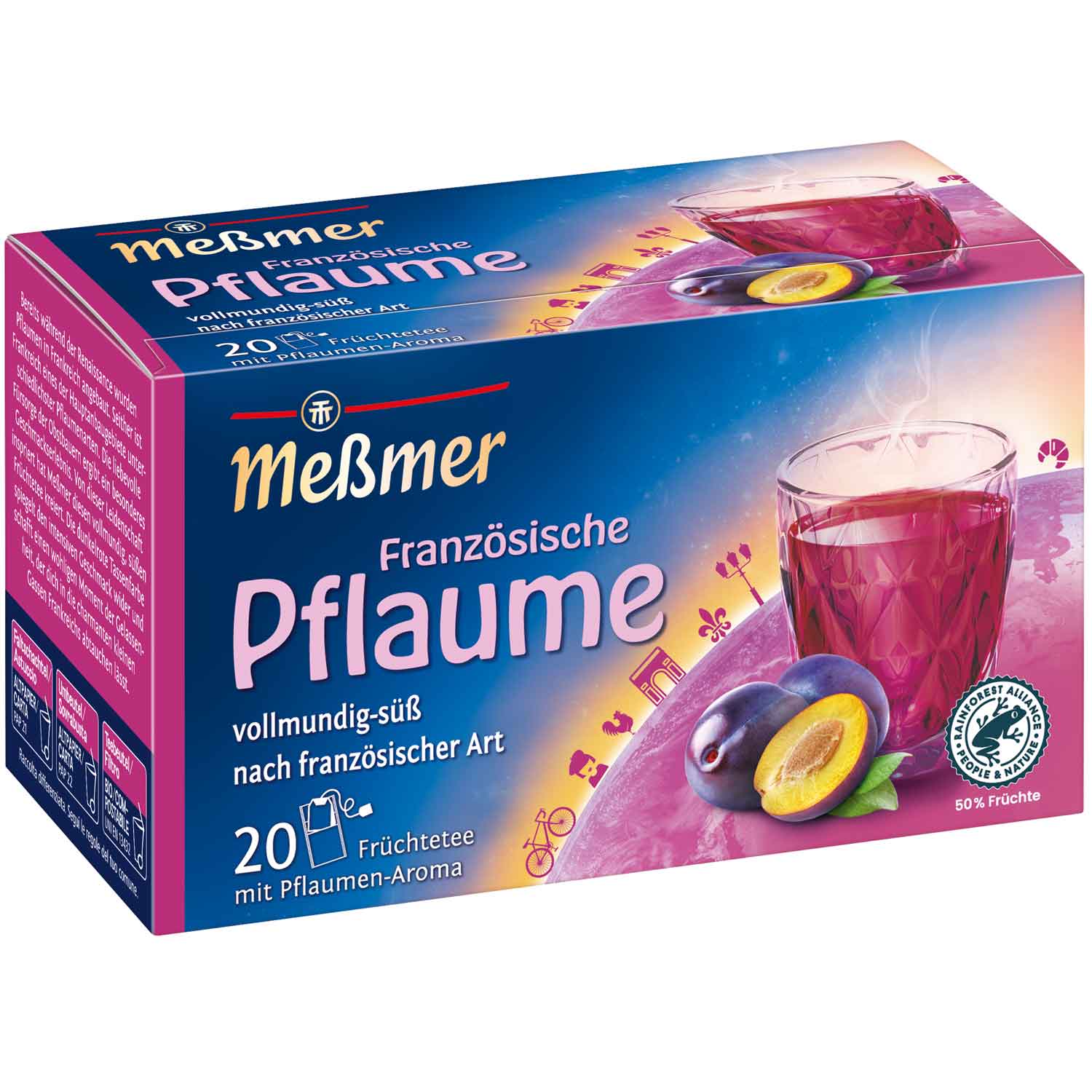 Meßmer Französische Pflaume 20x2,25g foodpipe [Lebensmittel-Lieferservice Rostock]