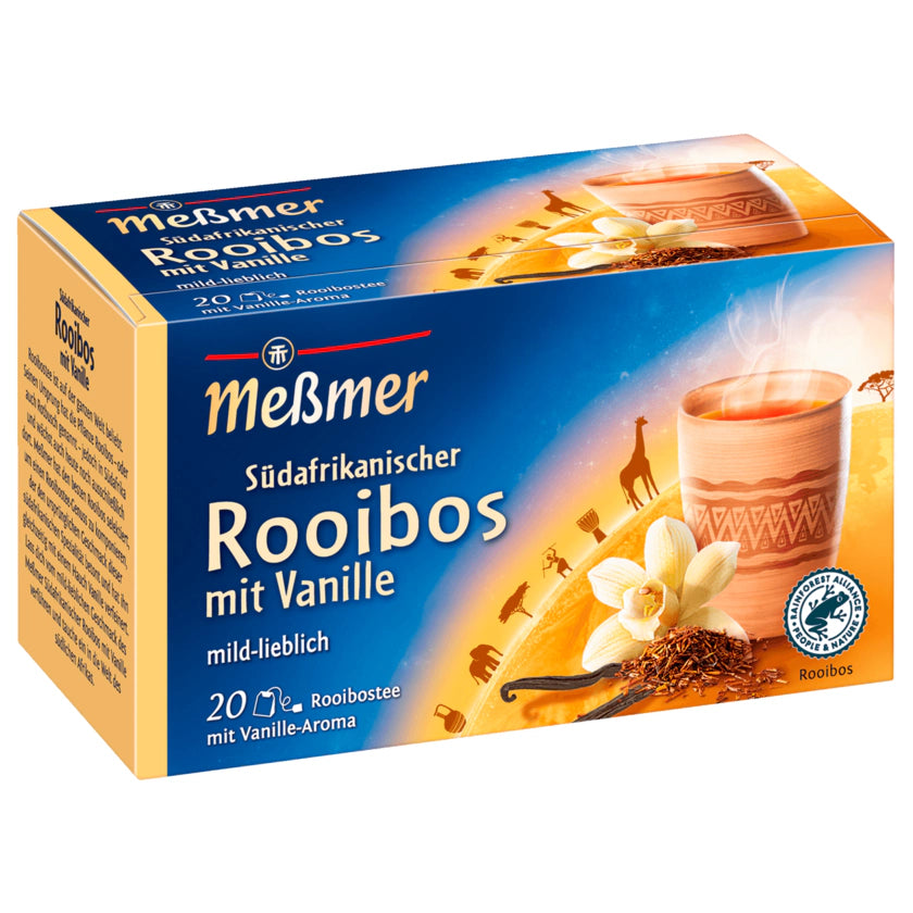 Meßmer Südafrikanischer Rooibos-Vanille 20ST 35g foodpipe [Lebensmittel-Lieferservice Rostock]