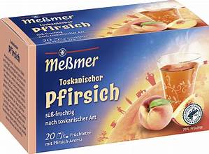 Meßmer Toskanischer Pfirsich 20ST 50g foodpipe [Lebensmittel-Lieferservice Rostock]