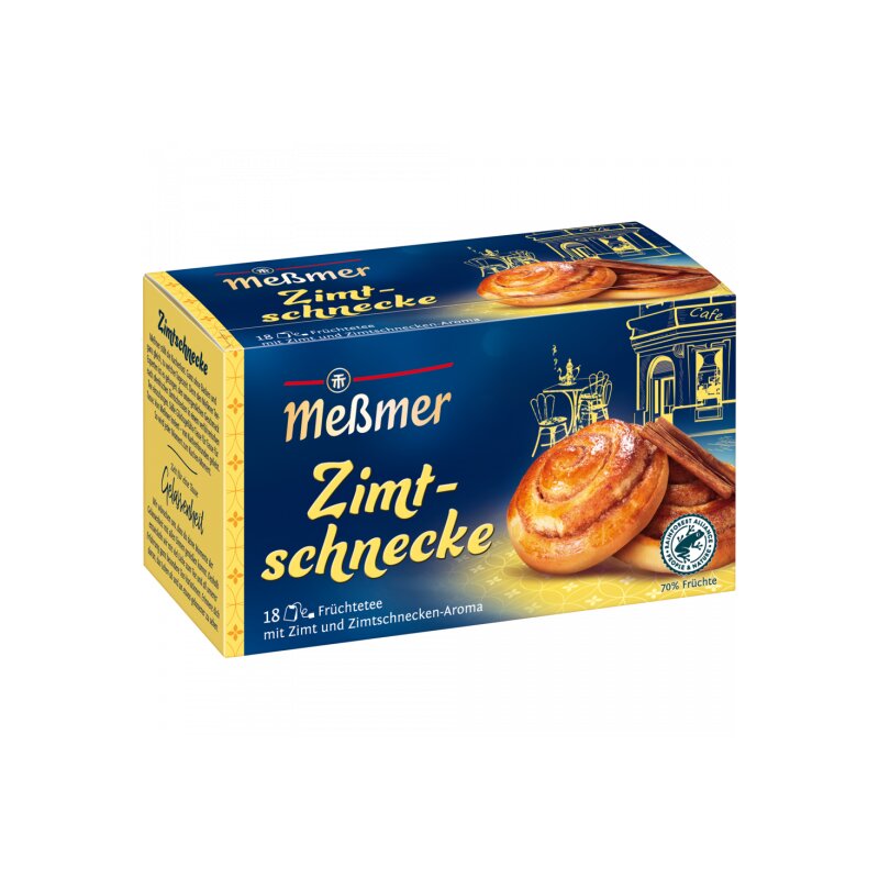 Meßmer Zimtschnecke 18ST 45g foodpipe [Lebensmittel-Lieferservice Rostock]