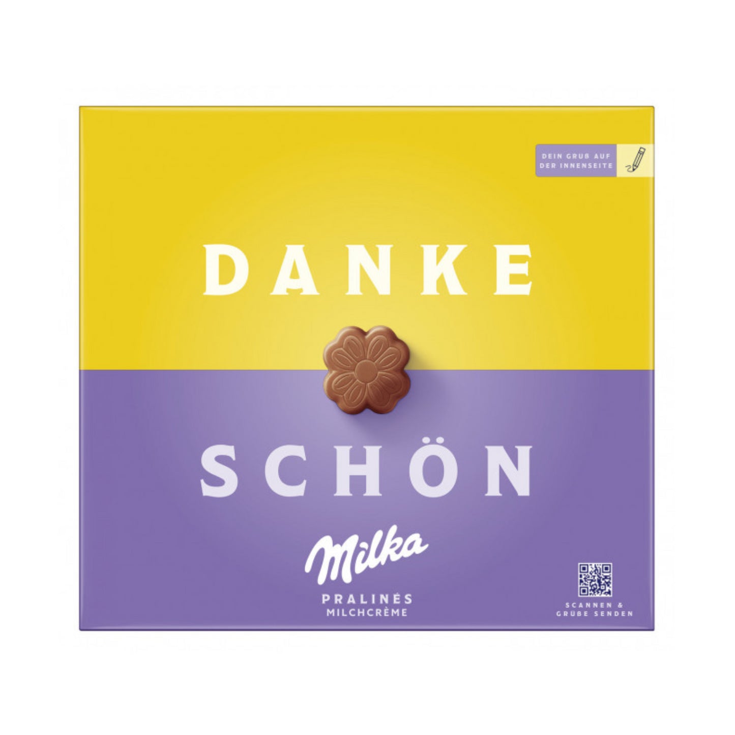 Milka Dankeschön Milchcreme Pralinen 110g foodpipe [Lebensmittel-Lieferservice Rostock]