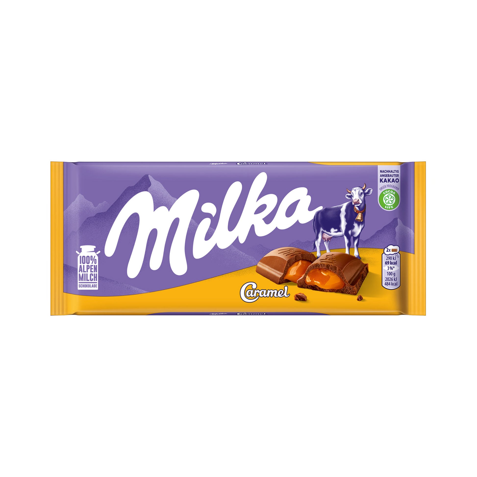 Milka Karamell 100g foodpipe [Lebensmittel-Lieferservice Rostock]