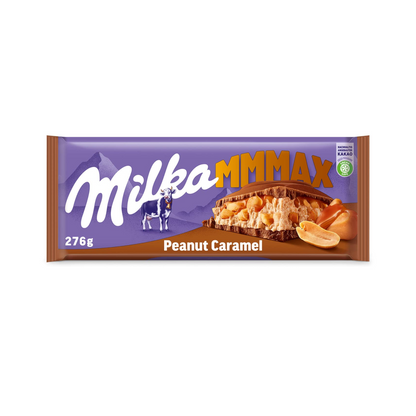 Milka Schoko Erdnuss Karamell Tafel 276g foodpipe [Lebensmittel-Lieferservice Rostock]