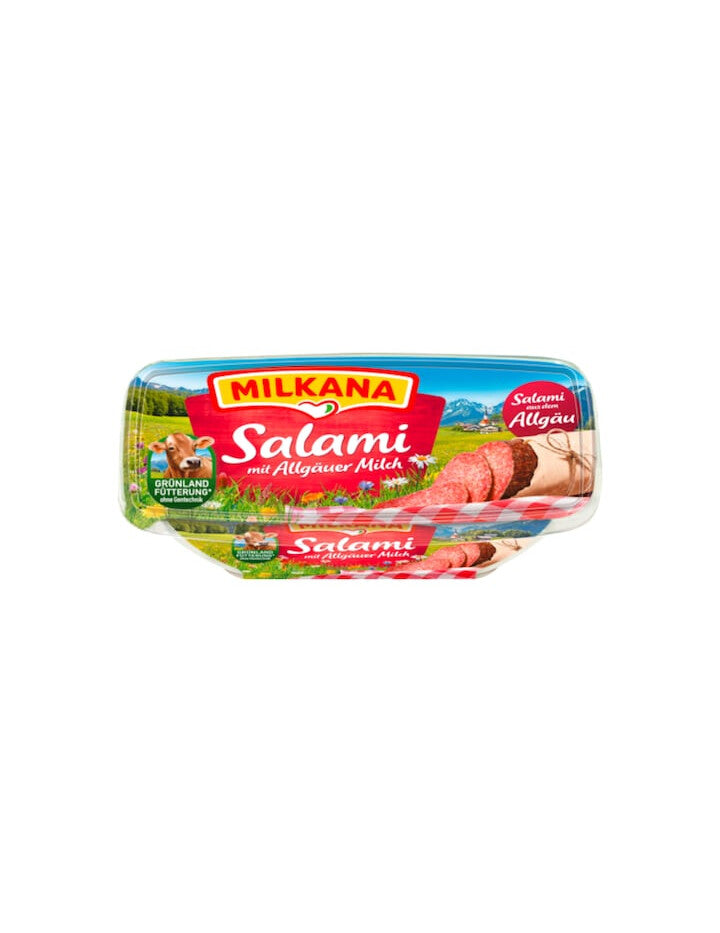 Milkana Frischeschale Salami 57% Rahmstufe 190g foodpipe [Lebensmittel-Lieferservice Rostock]