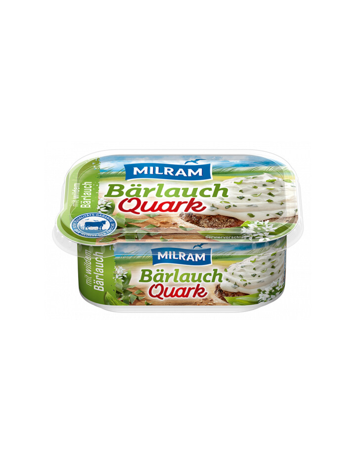 Milram Bärlauchquark 40% Fettstufe 185g foodpipe [Lebensmittel-Lieferservice Rostock]