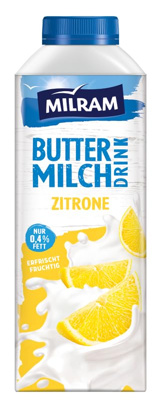 Milram Buttermilch Drink Zitrone 750g foodpipe [Lebensmittel-Lieferservice Rostock]