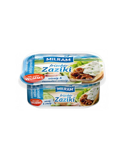 Milram Frischer Zaziki 185g foodpipe [Lebensmittel-Lieferservice Rostock]
