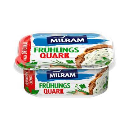 Milram Frühlingsquark Activ 14% Viertelfettstufe 185g foodpipe [Lebensmittel-Lieferservice Rostock]