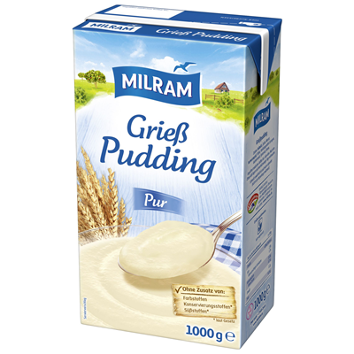 Milram Grießpudding 1kg foodpipe [Lebensmittel-Lieferservice Rostock]