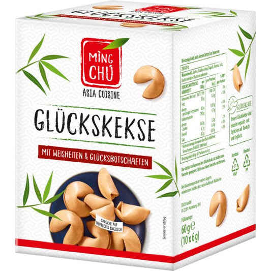 Ming Chu Glückskekse 60g foodpipe [Lebensmittel-Lieferservice Rostock]