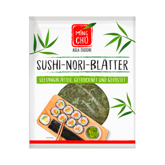 Ming Chu Nori Blätter Seetang geröstet 10BL foodpipe [Lebensmittel-Lieferservice Rostock]