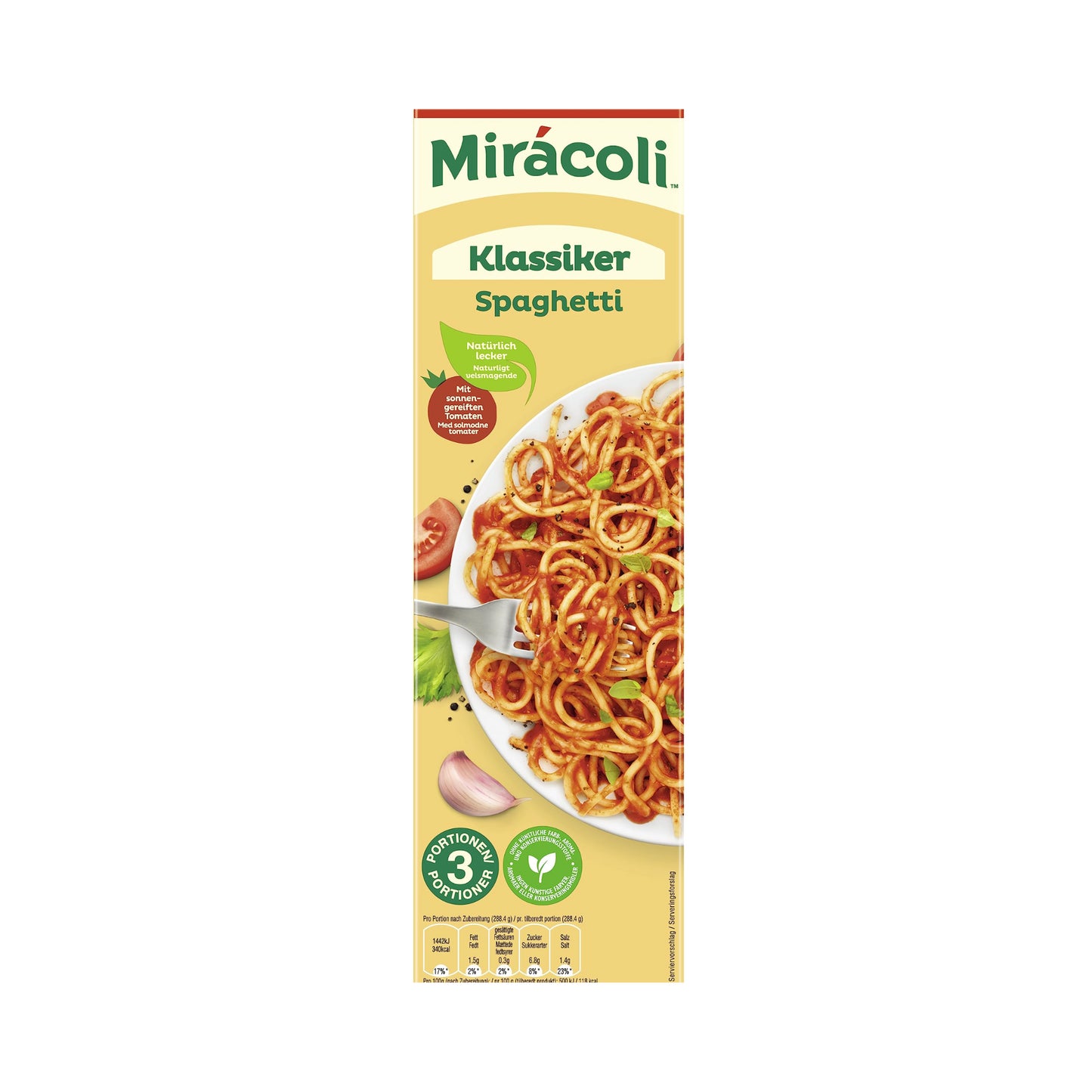 Miracoli Spaghetti Klassiker 376,2g foodpipe [Lebensmittel-Lieferservice Rostock]