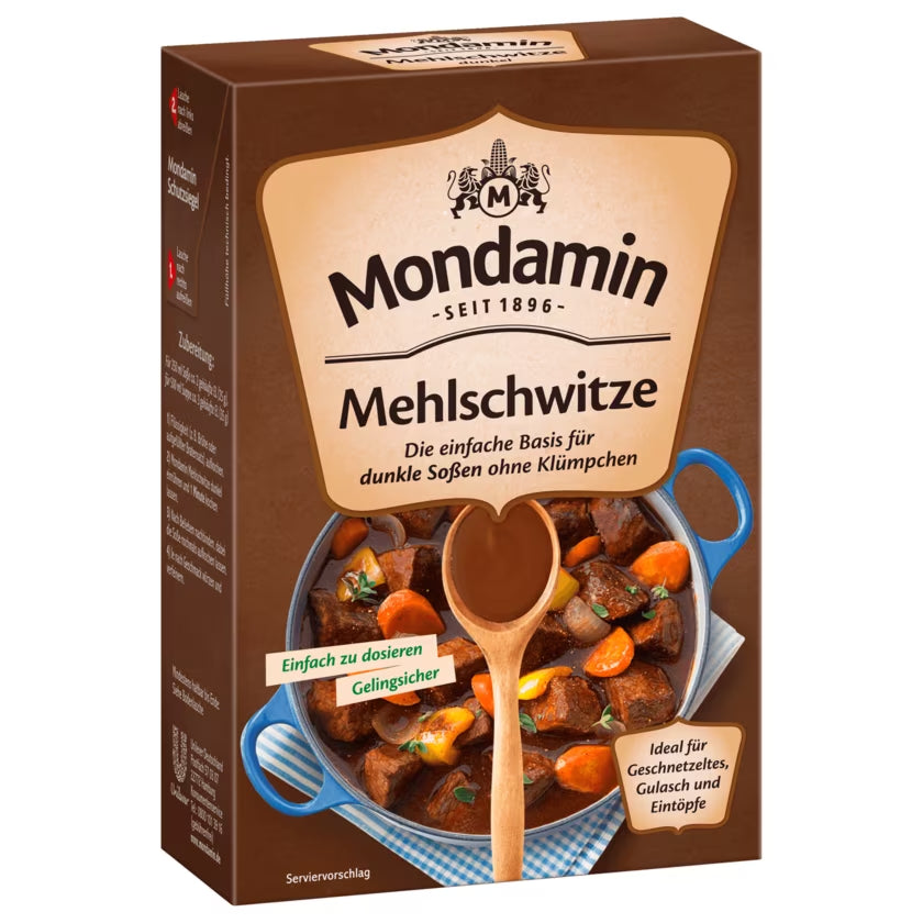 Mondamin Mehlschwitze dunkel 250g foodpipe [Lebensmittel-Lieferservice Rostock]