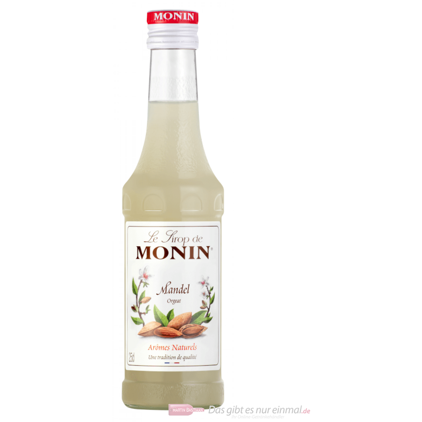 Monin Mandel Sirup 0,25l foodpipe [Lebensmittel-Lieferservice Rostock]