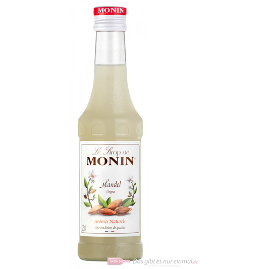 Monin Mandel Sirup 0,25l foodpipe [Lebensmittel-Lieferservice Rostock]