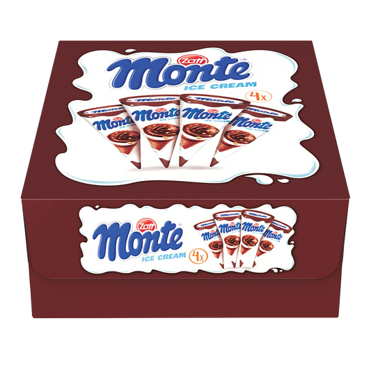 Zott Monte Milcheis Cone 4x120ml