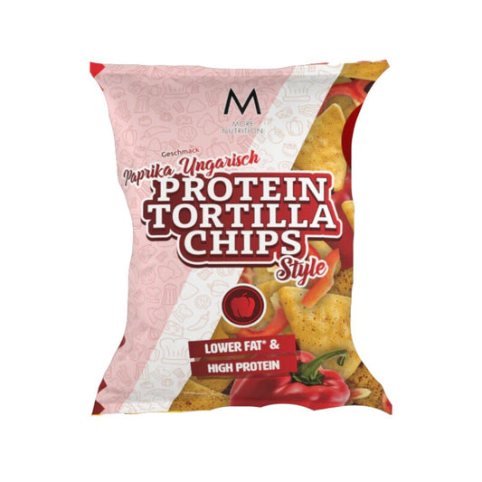 More Nutrition Protein Tortilla Chips Paprika ungarisch 50g foodpipe [Lebensmittel-Lieferservice Rostock]
