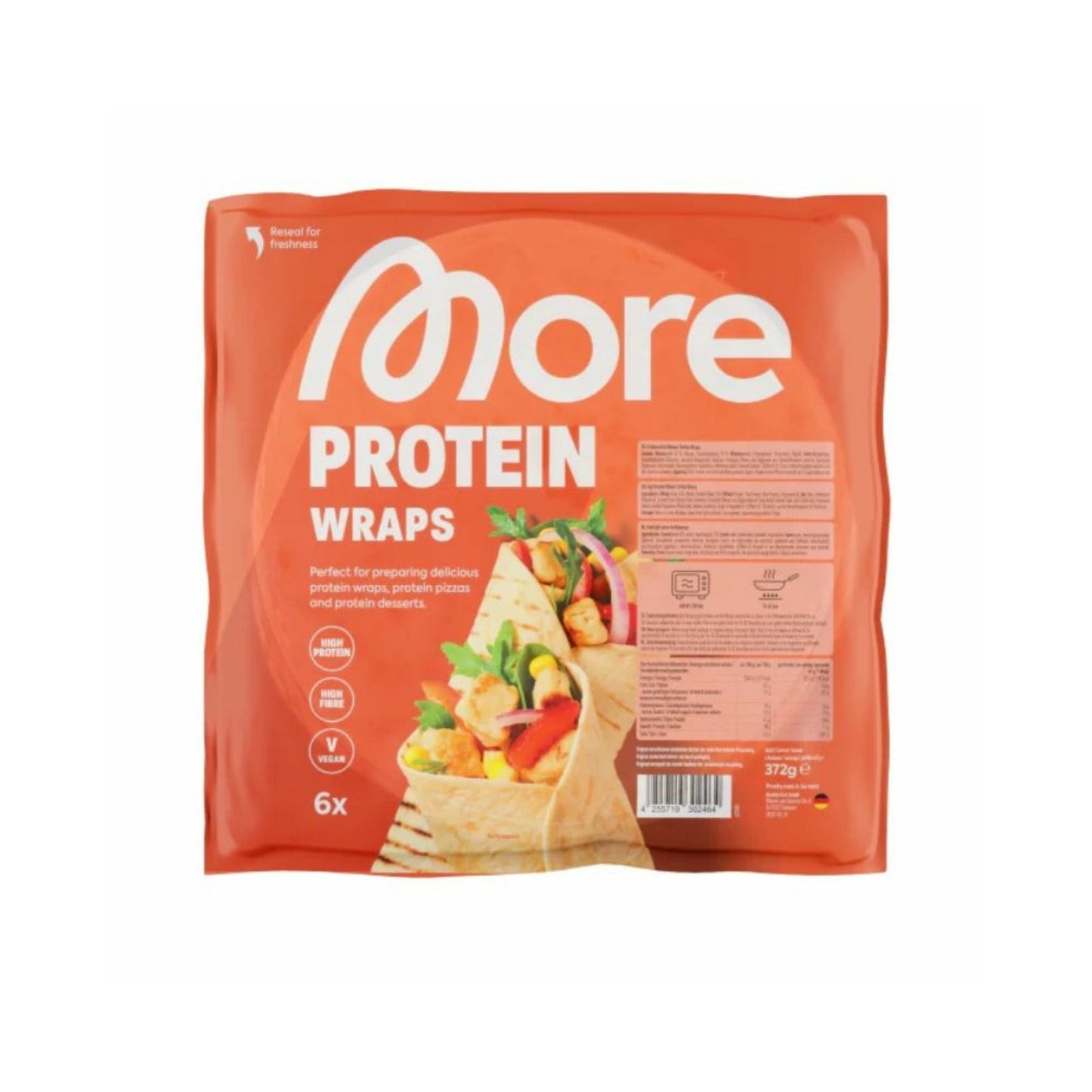 More Protein Wrap V2 372g foodpipe [Lebensmittel-Lieferservice Rostock]