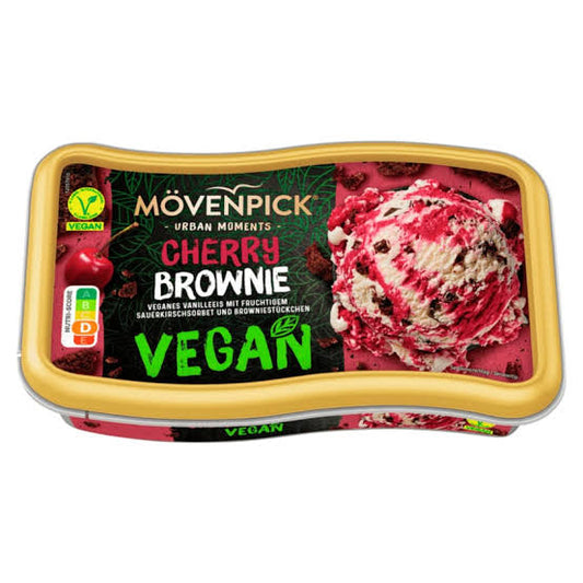 Mövenpick Cherry Brownie vegan 800ml foodpipe [Lebensmittel-Lieferservice Rostock]