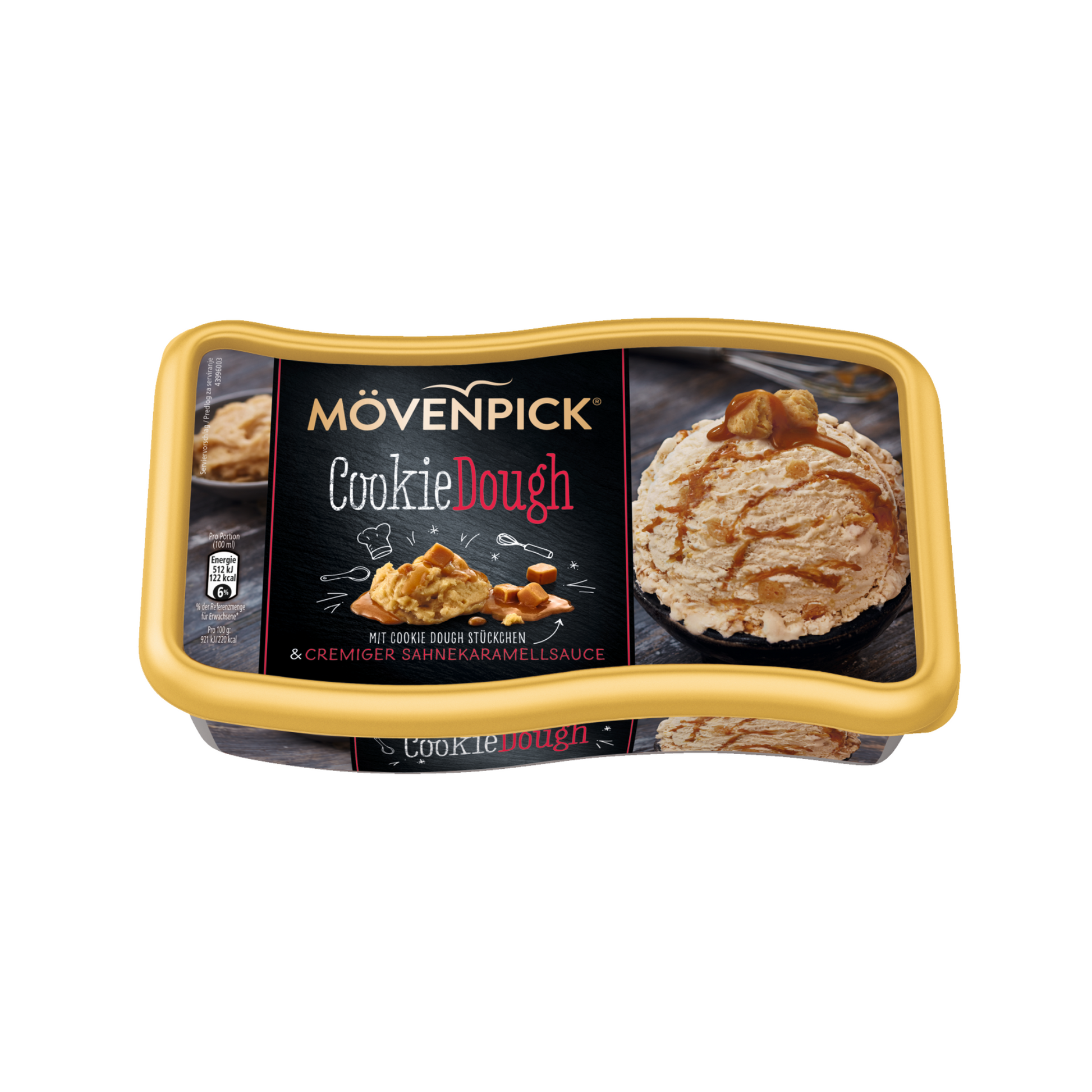 Mövenpick Cookie Dough 800ml foodpipe [Lebensmittel-Lieferservice Rostock]