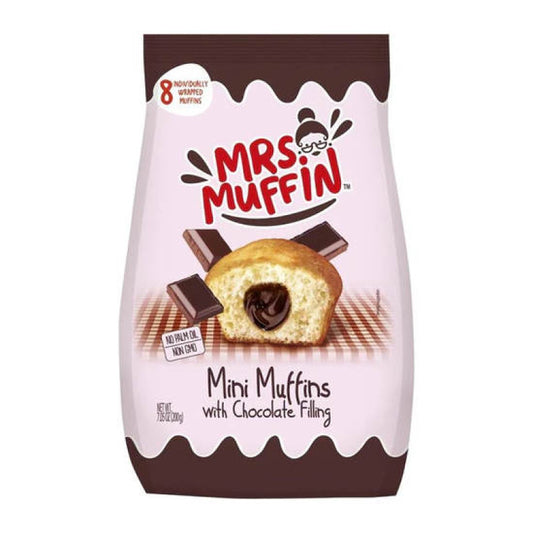 Mrs.Muffin Mini Muffins Schokofüllung 8ST 200g foodpipe [Lebensmittel-Lieferservice Rostock]