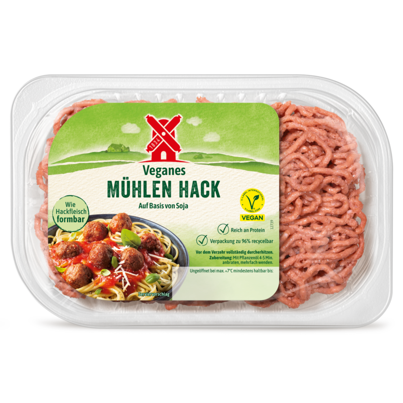 Mühlen Veganes Hack 250g foodpipe [Lebensmittel-Lieferservice Rostock]