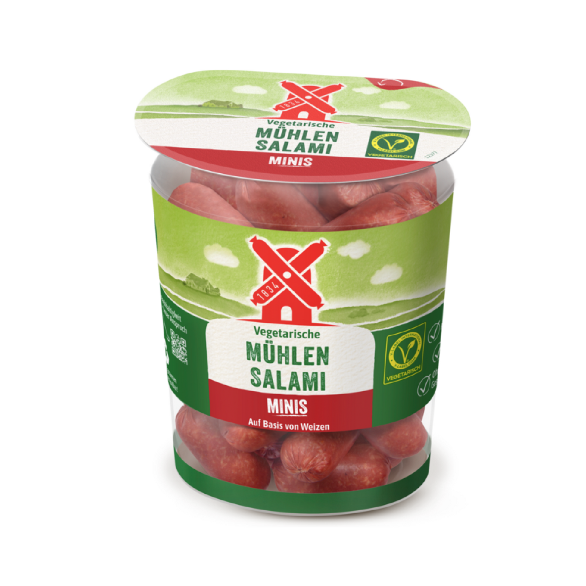 Mühlen Vegetarische Salami Minis 165g foodpipe [Lebensmittel-Lieferservice Rostock]
