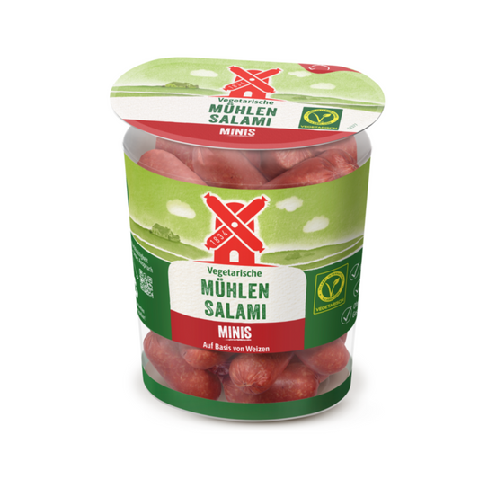 Mühlen Vegetarische Salami Minis 165g foodpipe [Lebensmittel-Lieferservice Rostock]